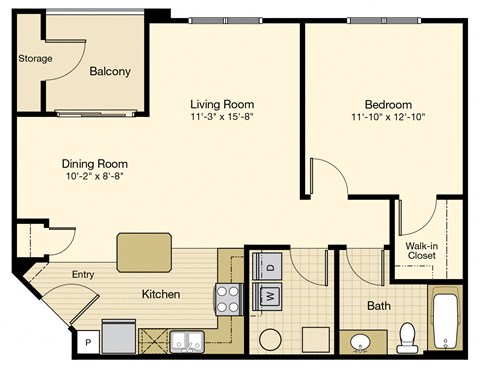 a floor plan of a home